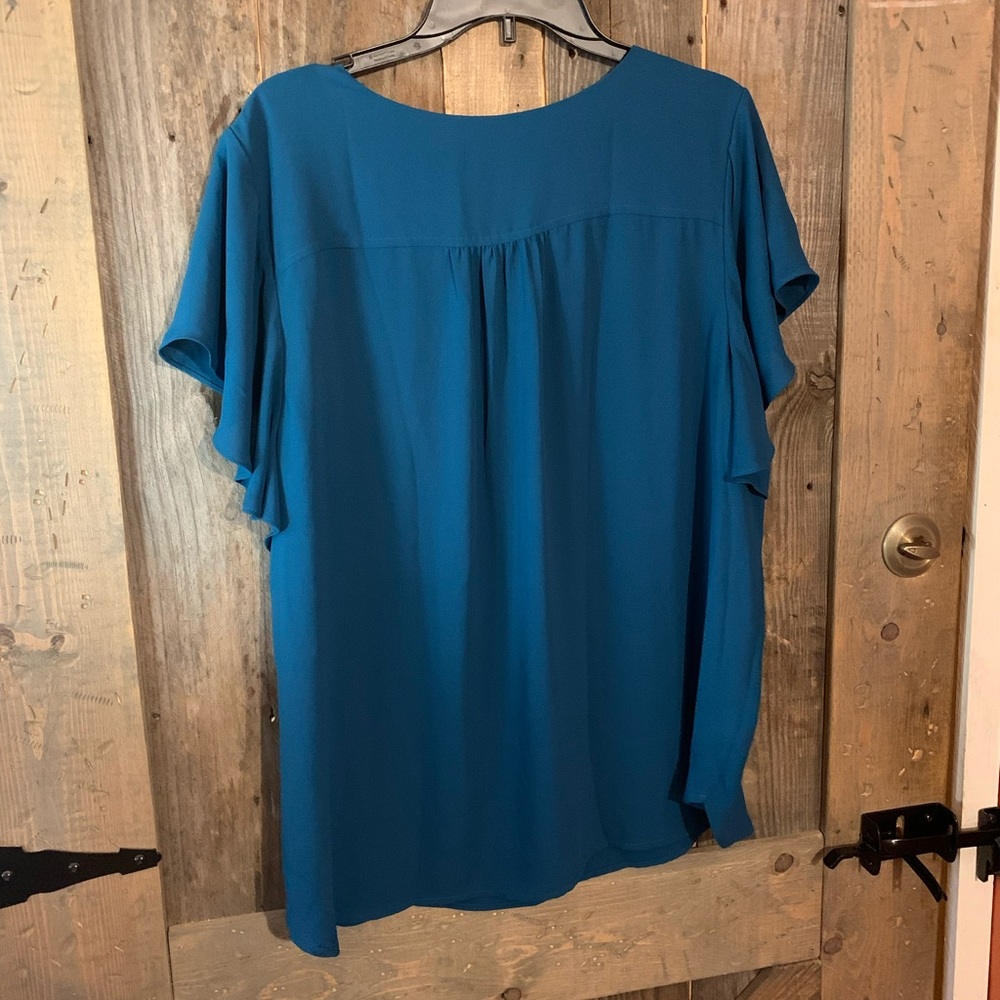 Teal blouse - Picture 5 of 6